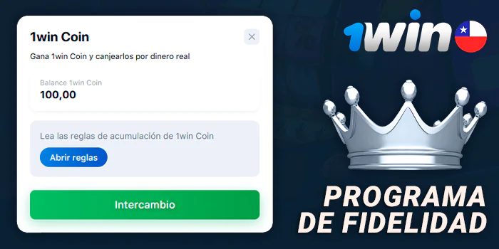 Participe en el programa de fidelidad 1Win