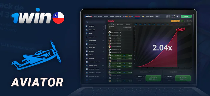 Juego instantáneo Aviator en el sitio de apuestas 1Win