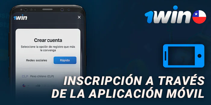 Inscribirse en 1Win a través de la aplicación