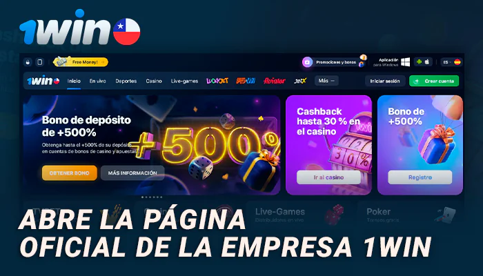 Visite el sitio de apuestas 1Win para registrarse