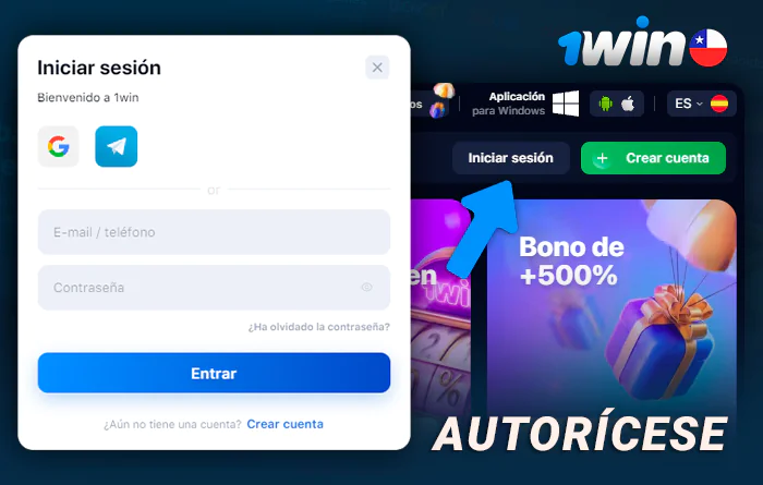 Autorizarse en el casino en línea 1Win