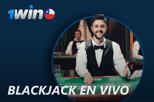Blackjack en vivo en 1win Chile