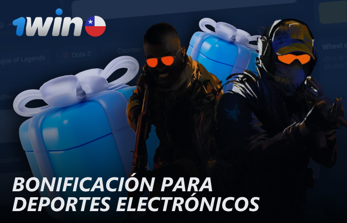 Bonos para apuestas eSports en 1win Chile