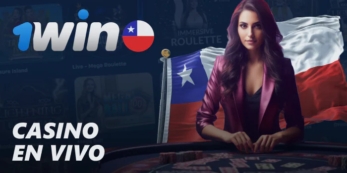 Casinos con crupier en vivo en 1win Chile