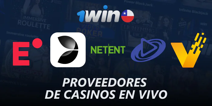 Proveedores de Live Casino en 1win Chile