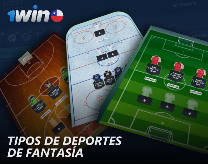 La variedad de deportes fantasy en 1win Chile