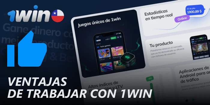 Ventajas del programa de afiliados 1Win